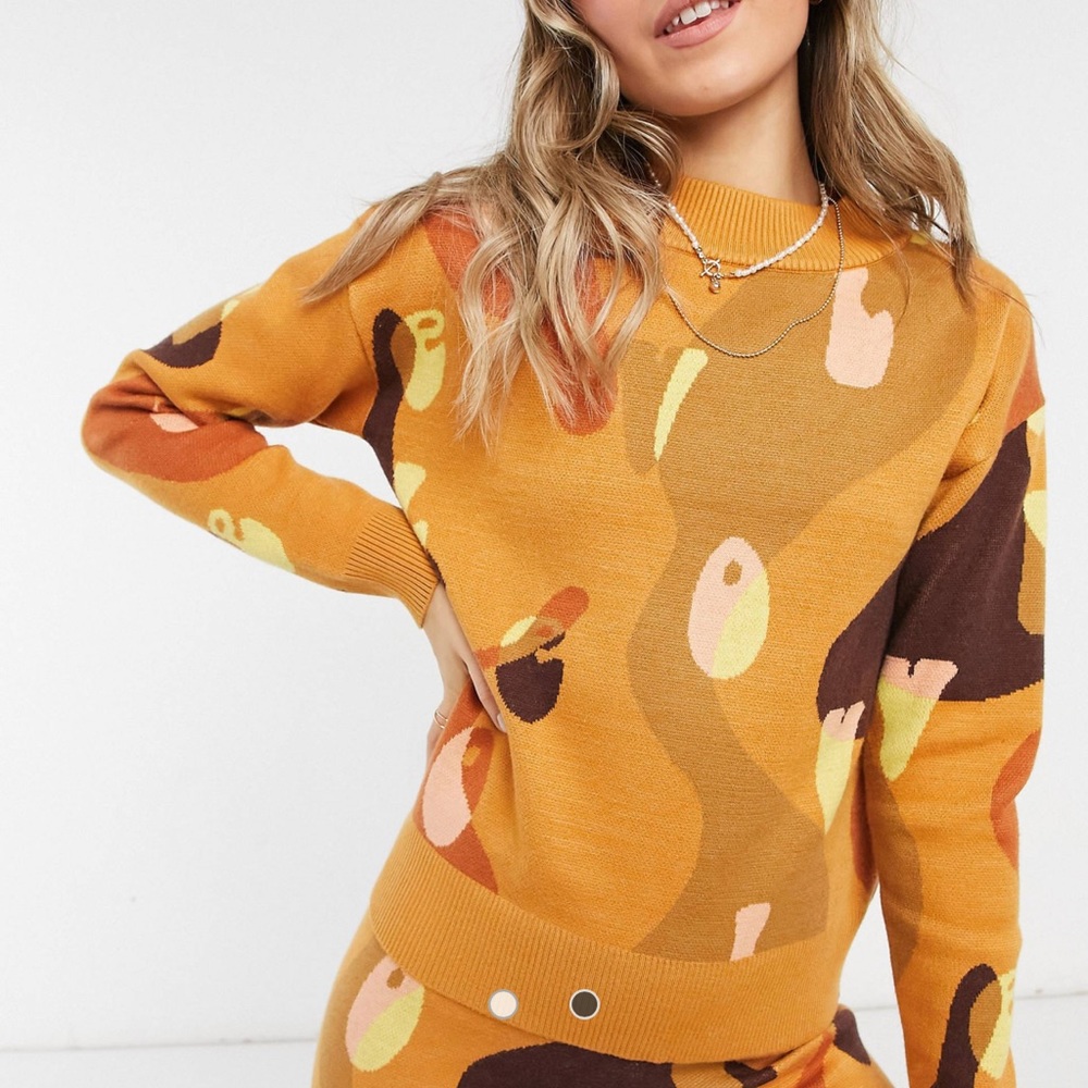 ASOS Never Fully Dressed Abstract Sweater & pants